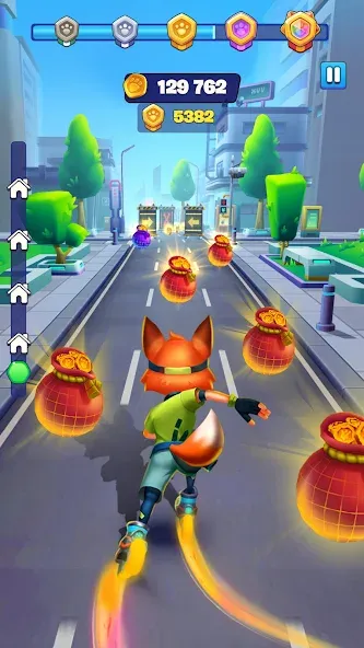 Runner Heroes — Взломанная версия (Много денег и бессмертие) — скриншот 5