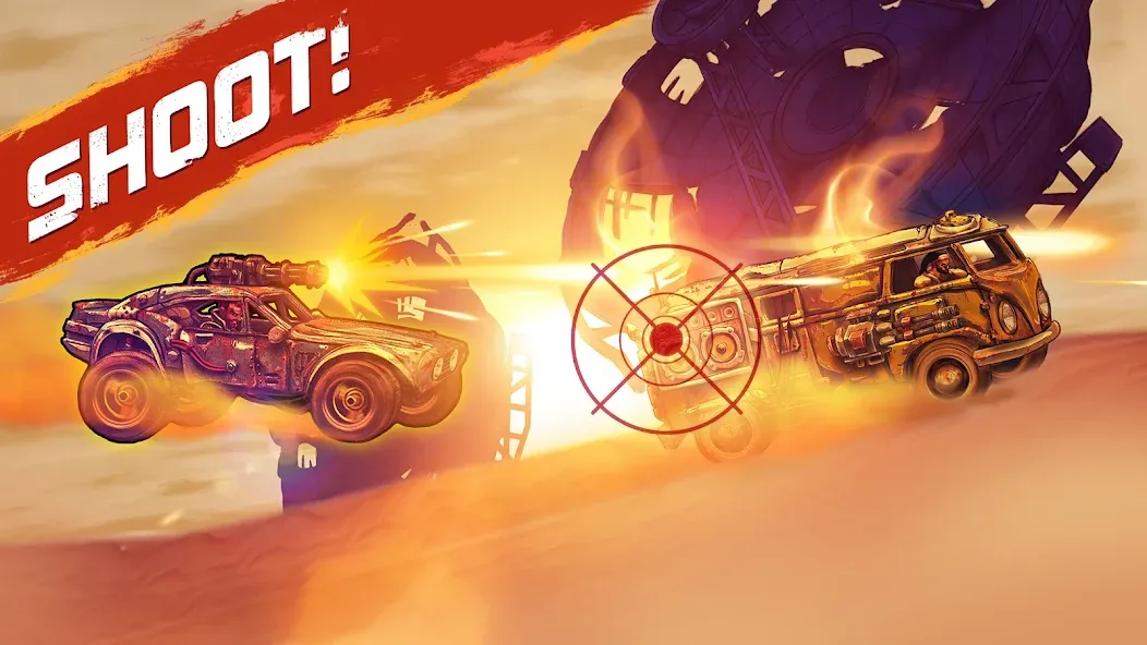 Road Warrior: Nitro Car Battle (Мод Много денег) — скриншот 3
