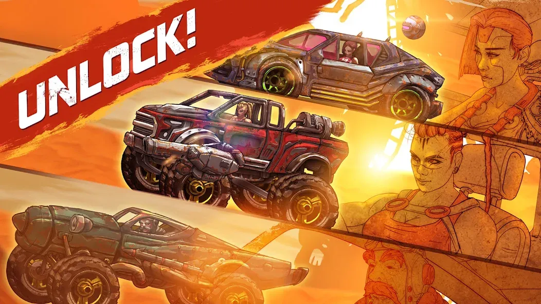 Road Warrior: Nitro Car Battle (Мод Много денег) — скриншот 4