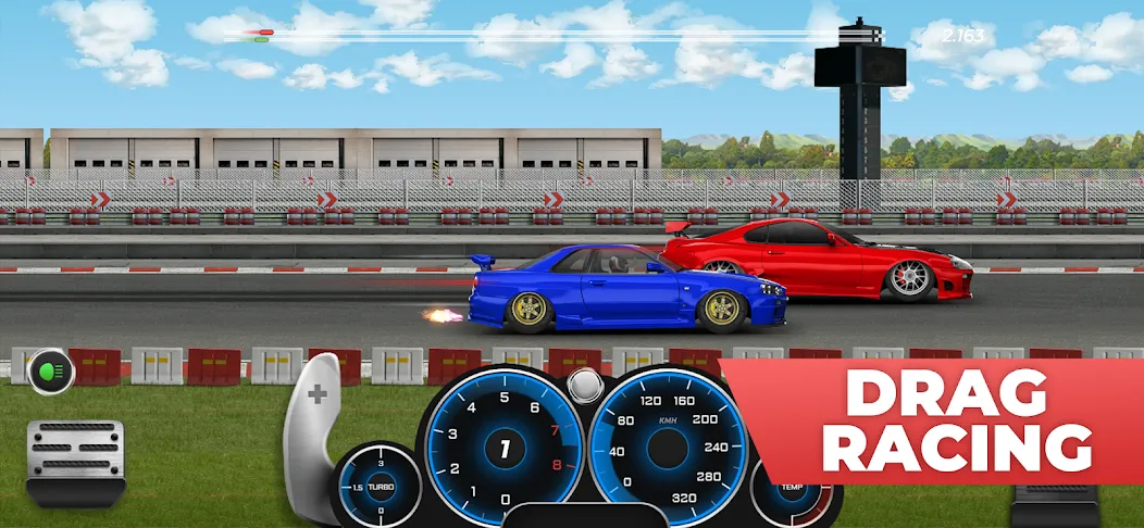 Скачать Project Drag Racing на Android — Много денег — скриншот 1