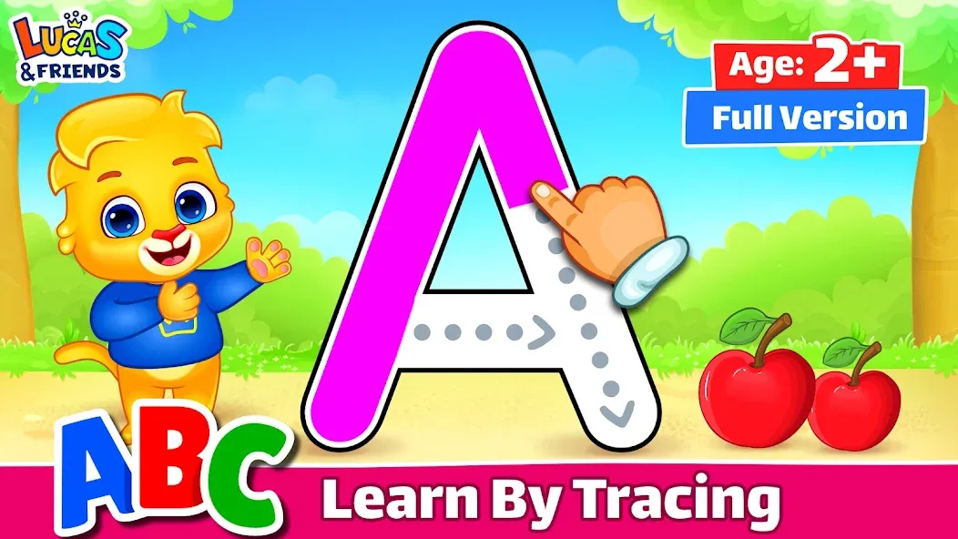 ABC Kids - Tracing & Phonics на Андроид — Мод Все уровни разблокированы — скриншот 1