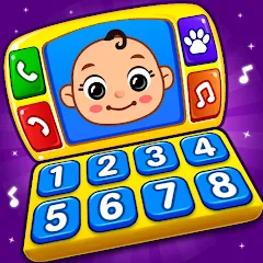 Взломанная Baby Games: Piano & Baby Phone на Андроид — Все открыто