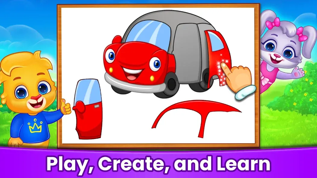 Скачать взлом Puzzle Kids: Jigsaw Puzzles на Андроид — Все пазлы разблокированы — скриншот 3