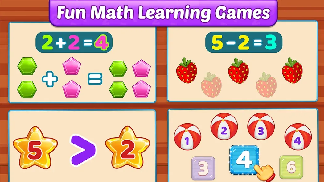 Скачать Math Kids: Math Games For Kids MOD APK — Все уровни открыты — скриншот 5