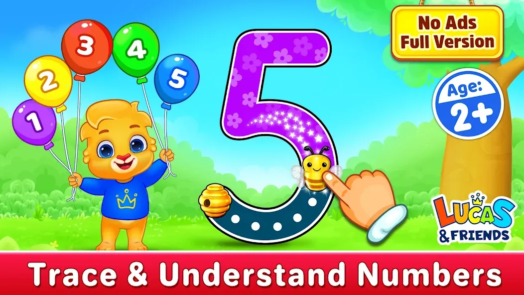 Скачать 123 Numbers - Count & Tracing MOD APK — Разблокирована полная версия — скриншот 1