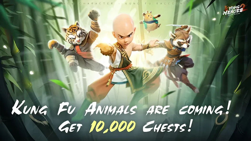 Скачать Yong Heroes 2: Storm Returns на телефон — Много денег и бессмертие — скриншот 1