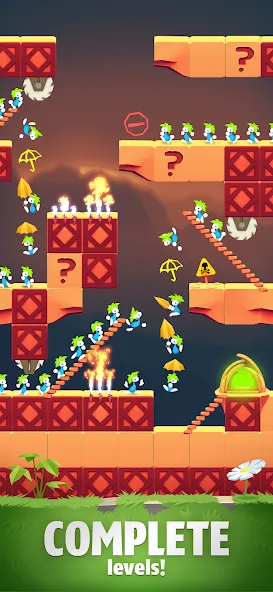 Lemmings Mod APK Много денег и бесконечные попытки — Скачать на Андроид — скриншот 1