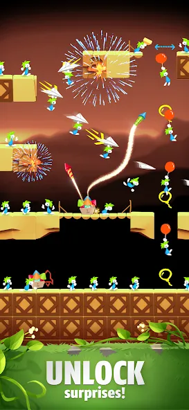 Lemmings Mod APK Много денег и бесконечные попытки — Скачать на Андроид — скриншот 5