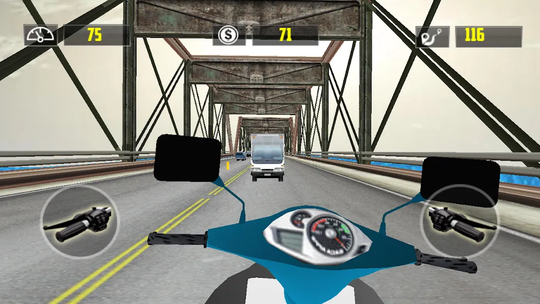 Traffic Rider+ — Мод: Много денег и золота — скриншот 1 Traffic Rider+ — Мод: Много денег и золота — скриншот 1