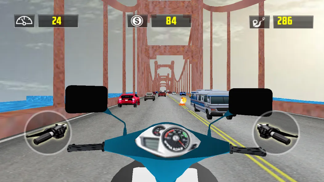 Traffic Rider+ — Мод: Много денег и золота — скриншот 3 Traffic Rider+ — Мод: Много денег и золота — скриншот 3