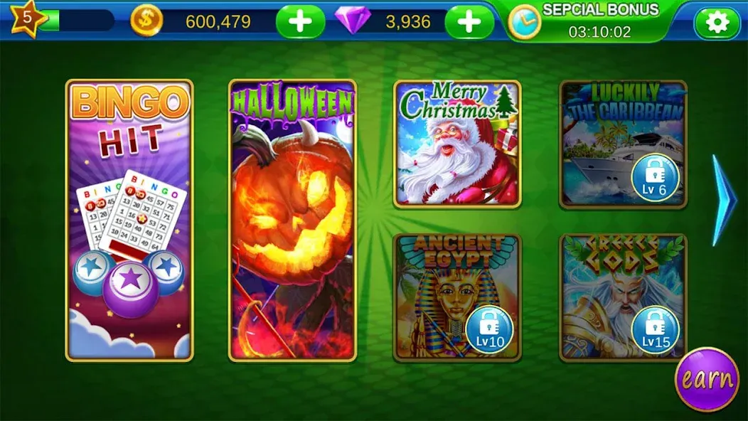 Скачать взлом Offline Vegas Casino Slots на Андроид — Много денег — скриншот 2