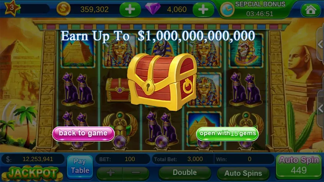 Скачать взлом Offline Vegas Casino Slots на Андроид — Много денег — скриншот 5