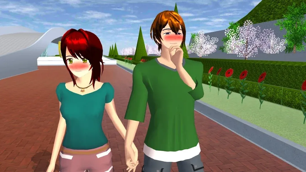 Взлом School Queen Simulator — Все костюмы открыты — скриншот 2