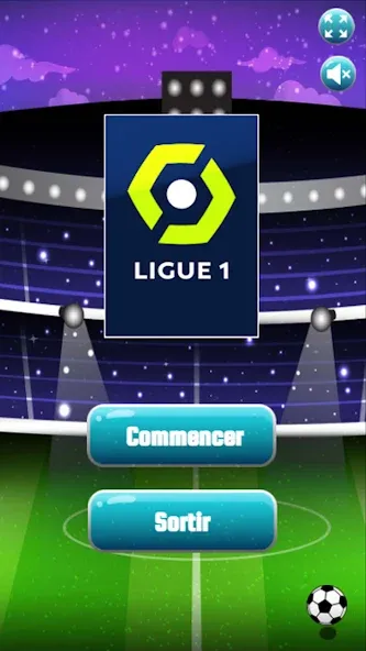 Jeu de Ligue 1 (Мод Много денег) — скриншот 1 Jeu de Ligue 1 (Мод Много денег) — скриншот 1