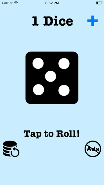 Dice Roller! на Андроид — Все кубики разблокированы — скриншот 1 Dice Roller! на Андроид — Все кубики разблокированы — скриншот 1