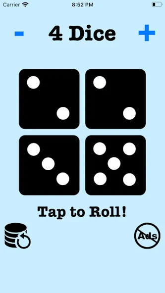 Dice Roller! на Андроид — Все кубики разблокированы — скриншот 4 Dice Roller! на Андроид — Все кубики разблокированы — скриншот 4
