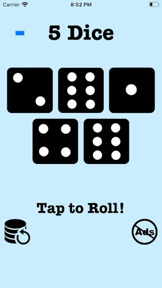 Dice Roller! на Андроид — Все кубики разблокированы — скриншот 5