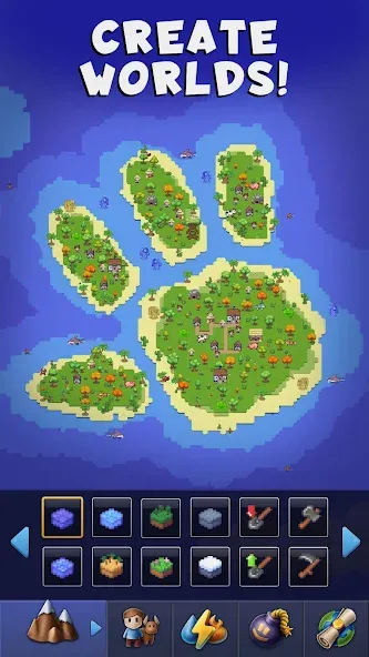 Galactory - Sandbox Simulator MOD APK — Все открыто — скриншот 2