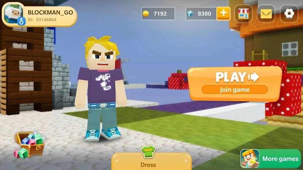 Sky Wars for Blockman Go на Андроид — Бессмертие и много денег — скриншот 1