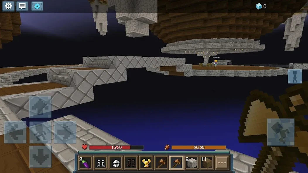 Sky Wars for Blockman Go на Андроид — Бессмертие и много денег — скриншот 3
