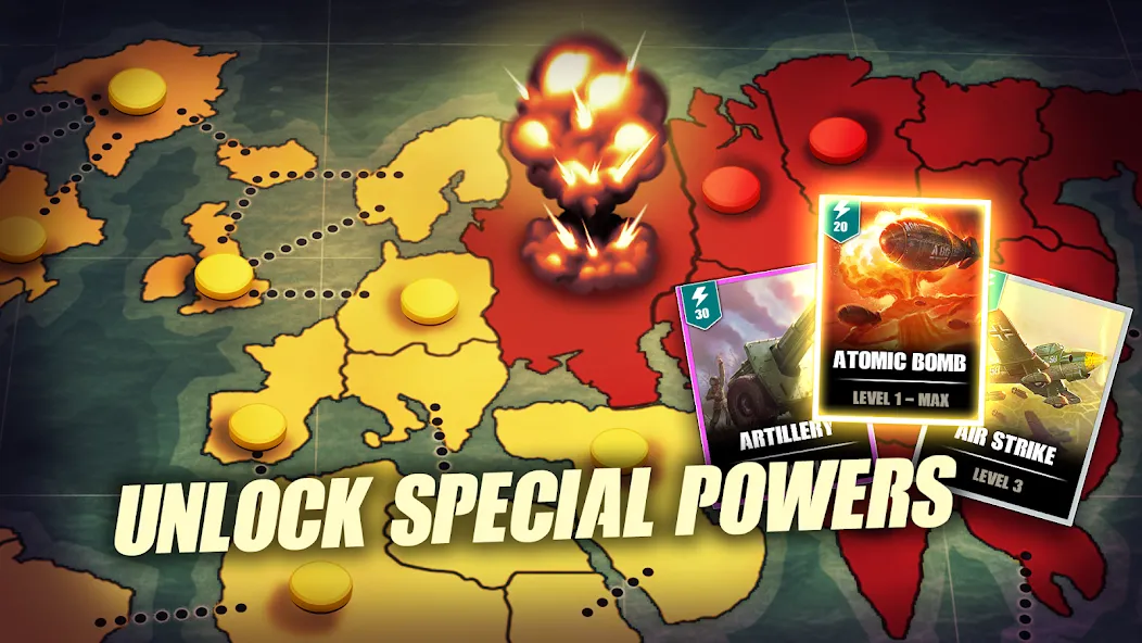 Risk of War - Wartime Glory на Андроид — Много денег — скриншот 3