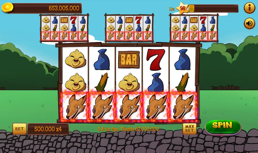Slot Gallina 4 — Взломанная версия (Много денег) — скриншот 2