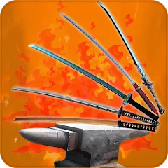 Скачать взлом Katana Collection : blacksmith на Андроид — Много денег и ресурсов