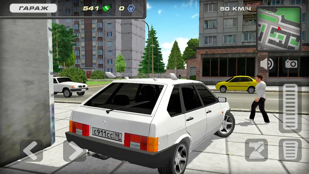 Скачать взломанную Lada 2109 Russian Car Driver — Много денег — скриншот 3 Скачать взломанную Lada 2109 Russian Car Driver — Много денег — скриншот 3