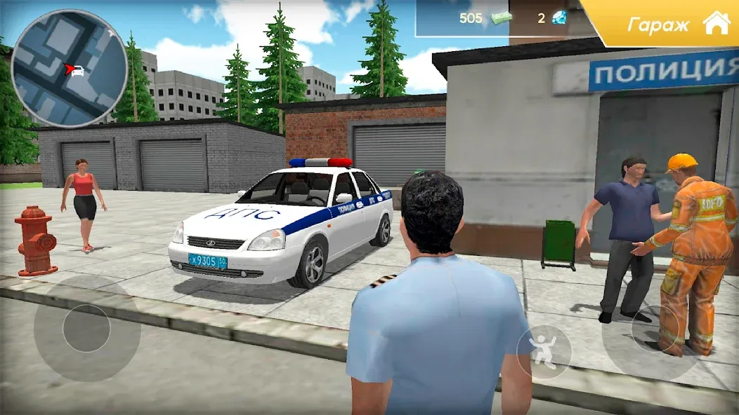 Приорик ДПС: Русская Полиция MOD APK на Android — Много денег и без рекламы — скриншот 2
