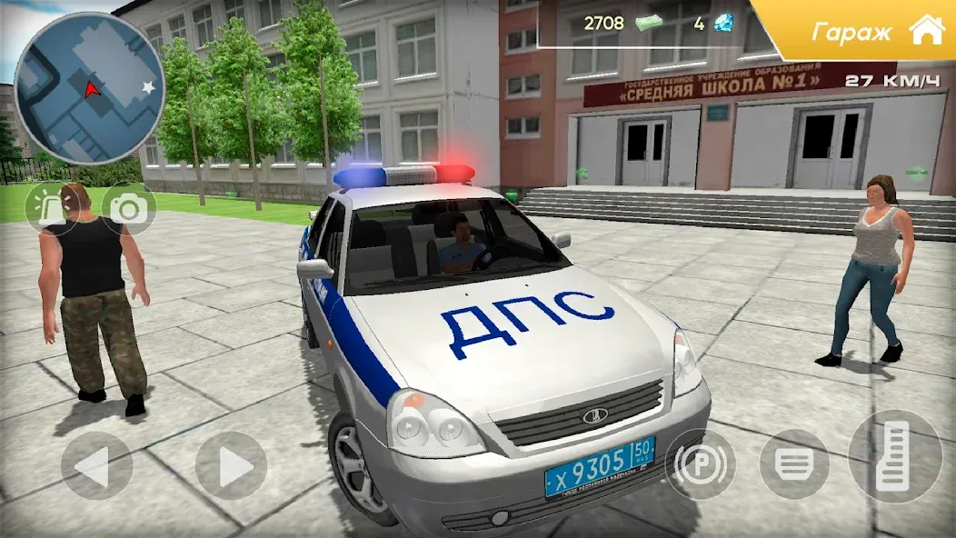 Приорик ДПС: Русская Полиция MOD APK на Android — Много денег и без рекламы — скриншот 3