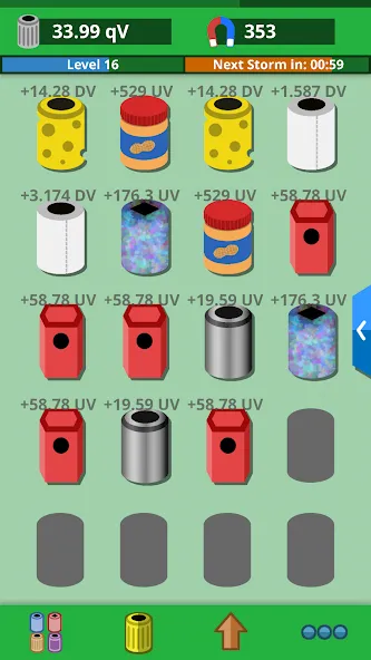 Scrap Clicker 2 на Андроид — Много денег — скриншот 1