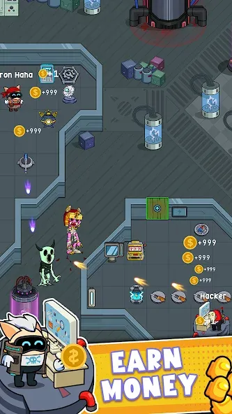 Space Survivor — Мод: Много денег — скриншот 5