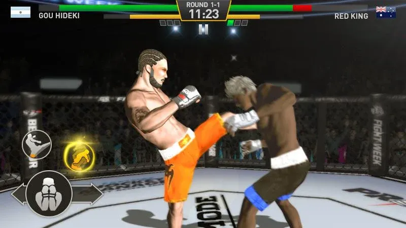 Fighting Star — Мод: Много денег — скриншот 2