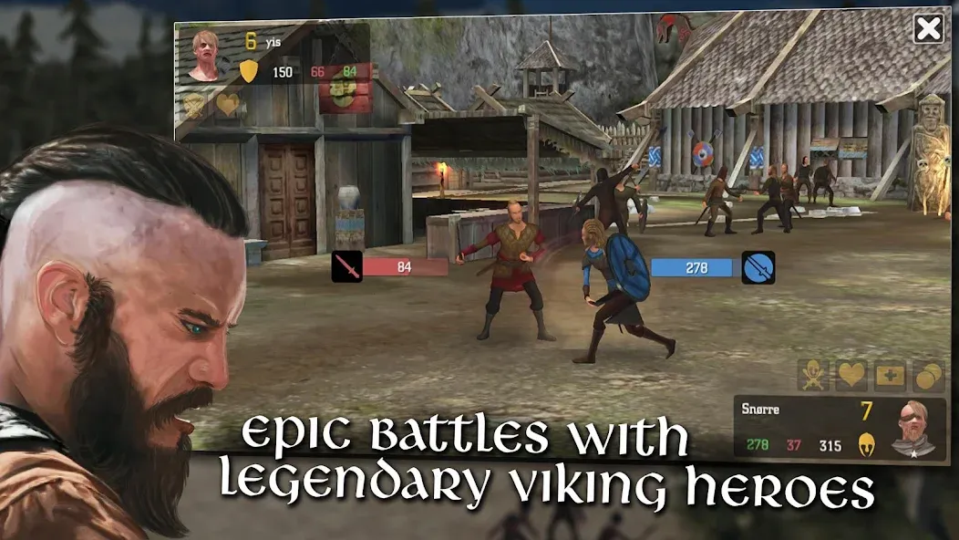 Скачать Vikings at War на телефон — Много денег — скриншот 3