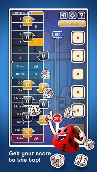 Yatzy Ultimate (Мод Много денег) — скриншот 2