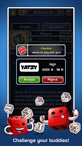 Yatzy Ultimate (Мод Много денег) — скриншот 4