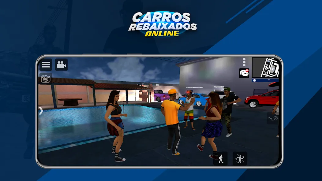 Carros Rebaixados Online MOD — Много денег и тюнинг на Андроид — скриншот 3