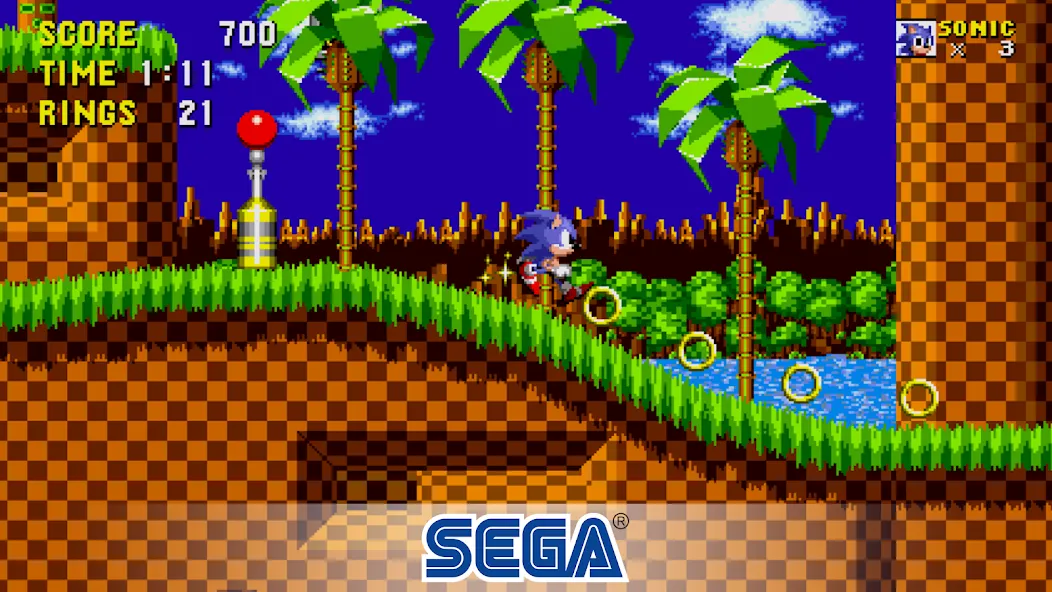 Sonic the Hedgehog™ Classic MOD APK на Android — Много жизней и разблокированы все персонажи — скриншот 1 Sonic the Hedgehog™ Classic MOD APK на Android — Много жизней и разблокированы все персонажи — скриншот 1