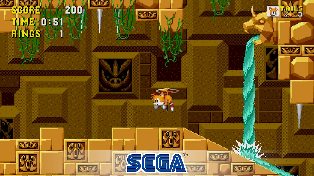 Sonic the Hedgehog™ Classic MOD APK на Android — Много жизней и разблокированы все персонажи — скриншот 3 Sonic the Hedgehog™ Classic MOD APK на Android — Много жизней и разблокированы все персонажи — скриншот 3