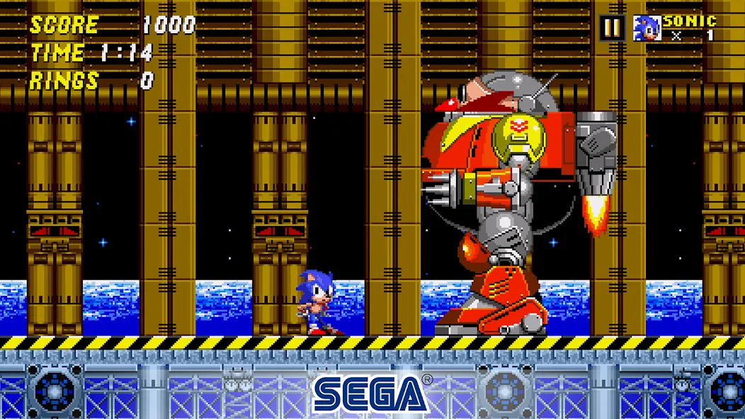 Скачать Sonic The Hedgehog 2 Classic на телефон — Много колец — скриншот 2