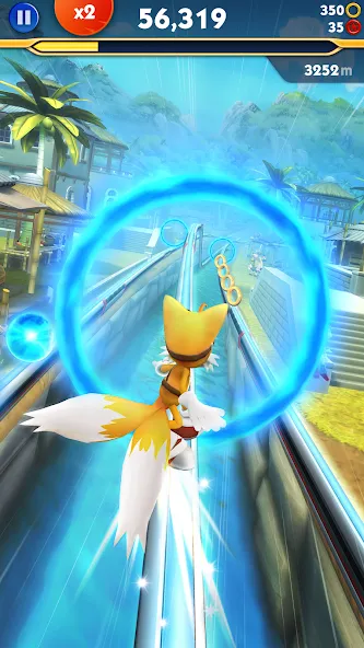 Sonic Dash 2: Sonic Boom Run MOD APK — Много денег и колец — скриншот 4