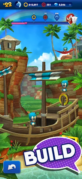 Sonic Dash - Endless Running MOD APK на Android — Много денег и бесконечные кольца — скриншот 5