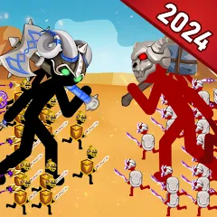 Скачать взломанную Stick Dynasty — Много денег и кристаллов