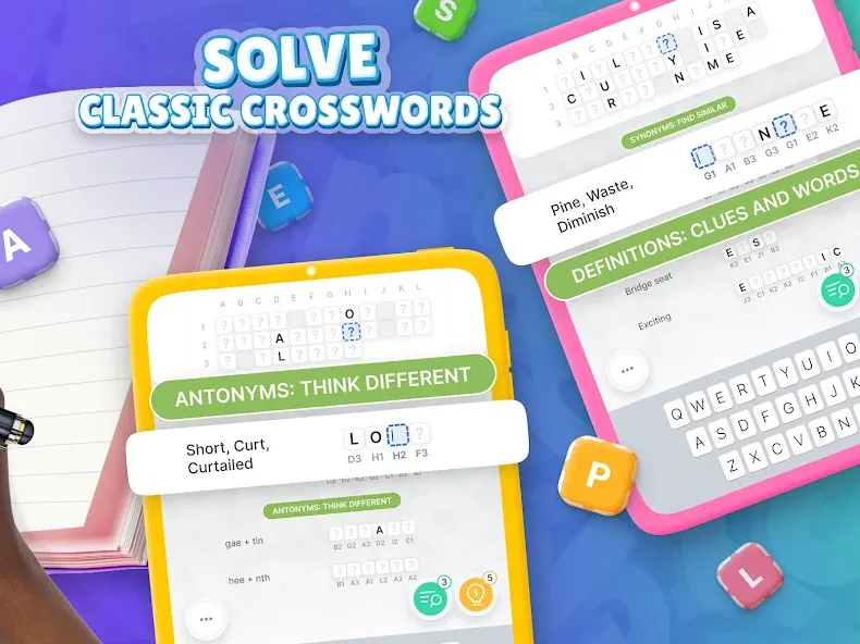 Скачать Acrostics－Cross Word Puzzles (Мод: Все уровни разблокированы) на Андроид — скриншот 5