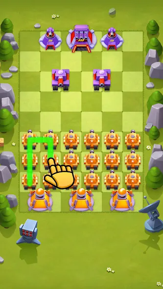 Скачать Merge Tanks - Battle Game с модом — Много денег — скриншот 1