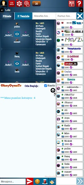 Скачать SevgiOkey.Com - Okey Oyna (Мод: Все фишки разблокированы) на Андроид — скриншот 1