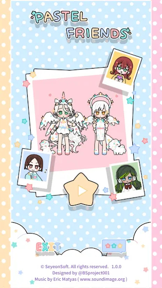 Скачать Pastel Friends : Dress Up Game на Android — Все открыто — скриншот 1