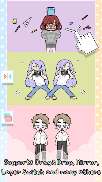Скачать Pastel Friends : Dress Up Game на Android — Все открыто — скриншот 3