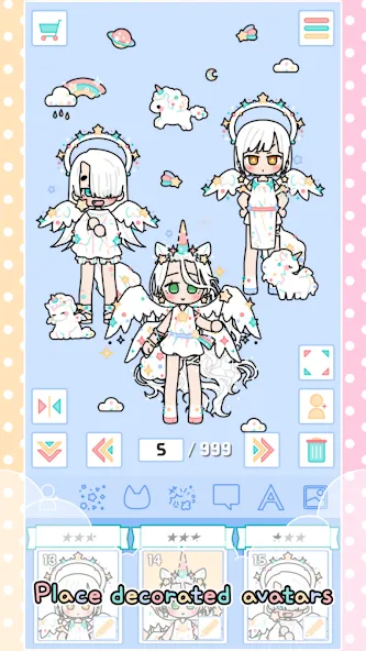 Скачать Pastel Friends : Dress Up Game на Android — Все открыто — скриншот 4