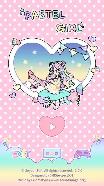 Pastel Girl : Dress Up Game (Мод Все открыто) — скриншот 1